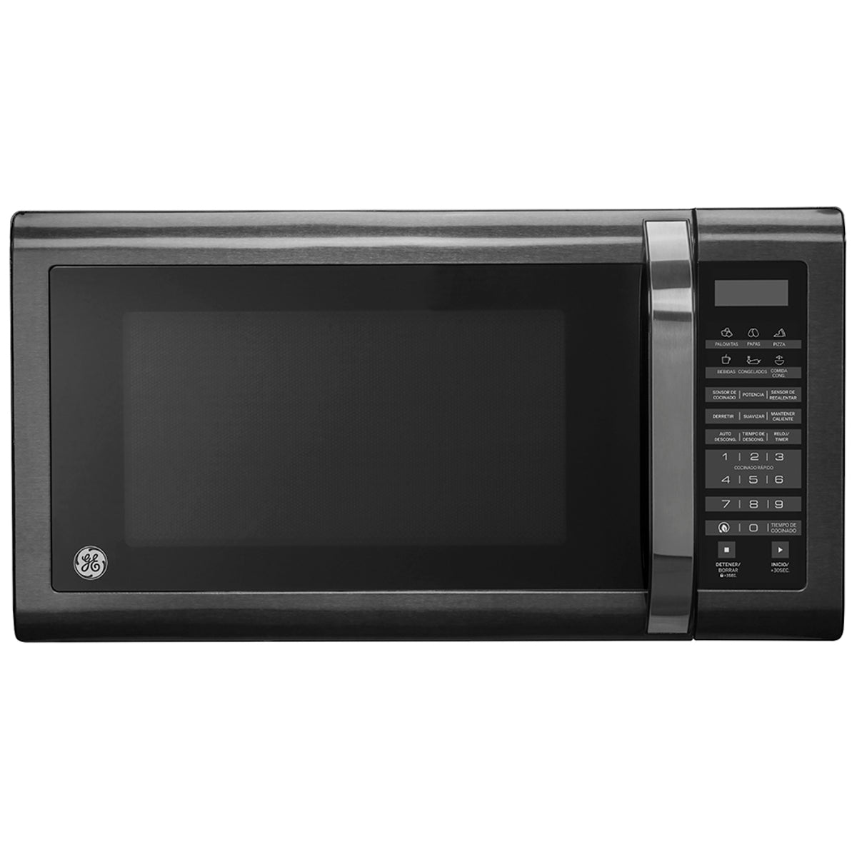 HORNO DE MICROONDAS GE 1.6 PIES CUBICOS ACERO INOXIDABLE NEGRO