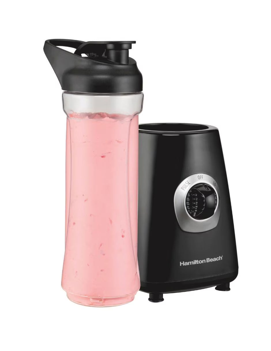 LICUADORA PERSONAL HAMILTON BEACH 2 VELOCIDADES Y PULSO MOTOR 600W