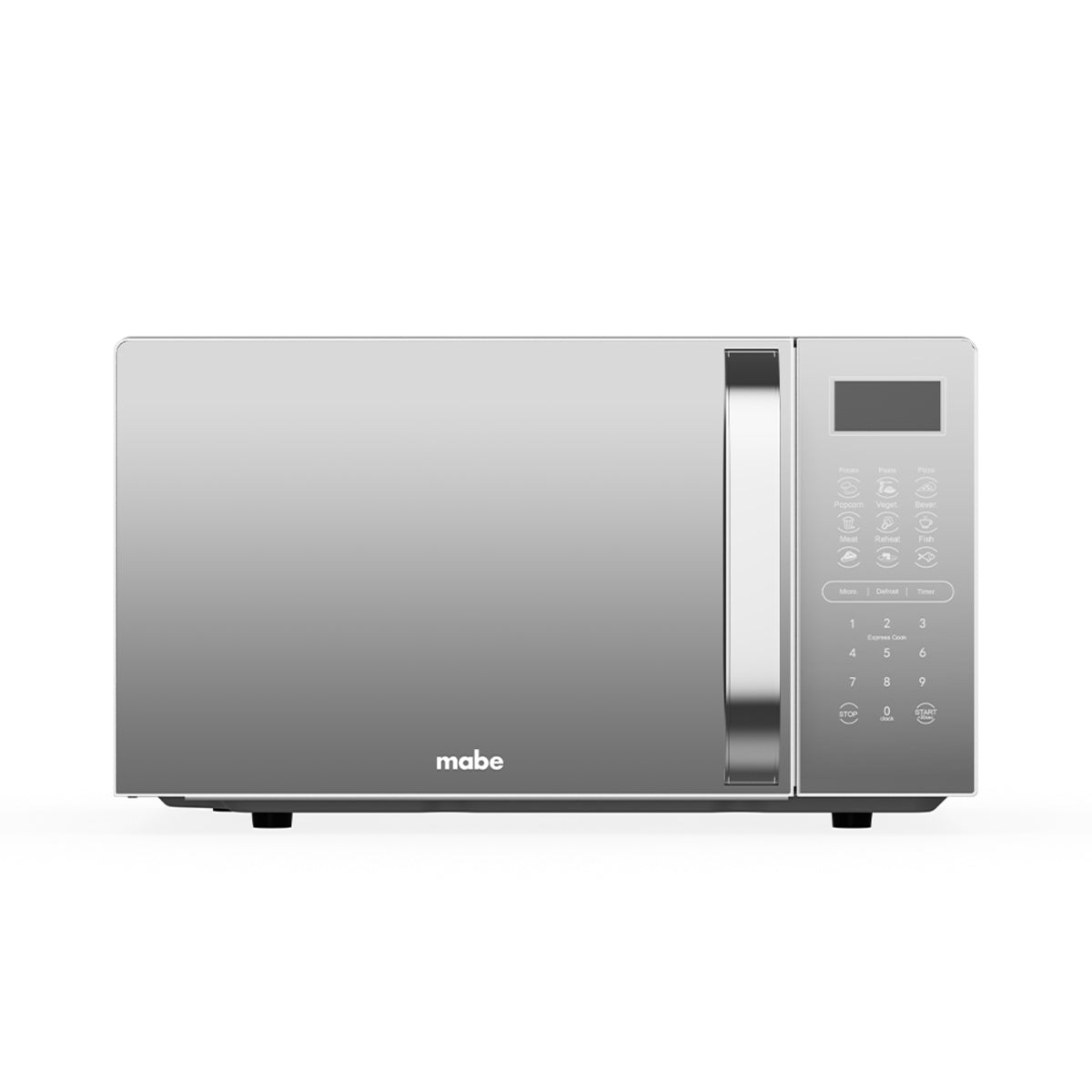 HORNO DE MICROONDAS MABE 1.1 PIES CUBICOS 10 NIVELES DE POTENCIA DISPLAY LED TOUCH GRIS