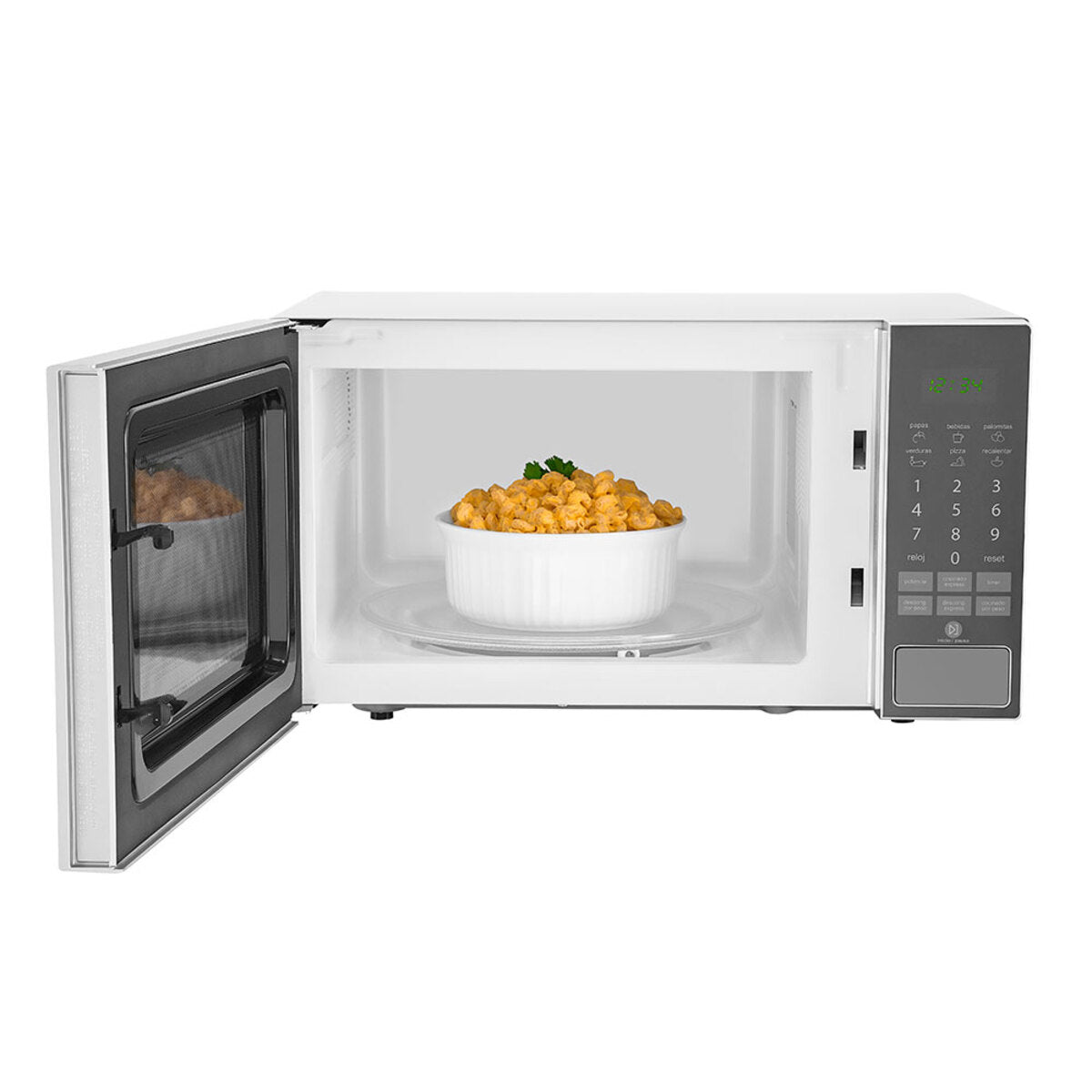 HORNO DE MICROONDAS MABE 1.1 PIES, ACABADO ESPEJO, 10 NIVELES DE POTENCIA.
