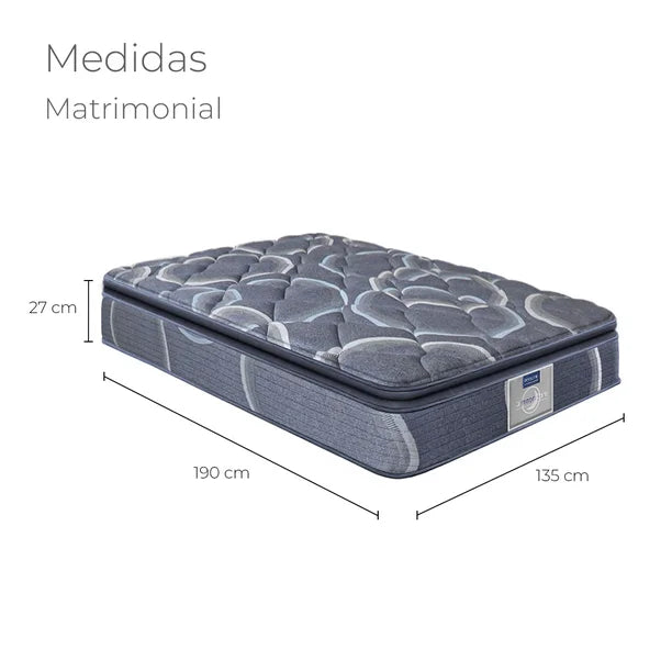 COLCHON RESTONIC MATRIMONIAL PARK 432 RESORTES