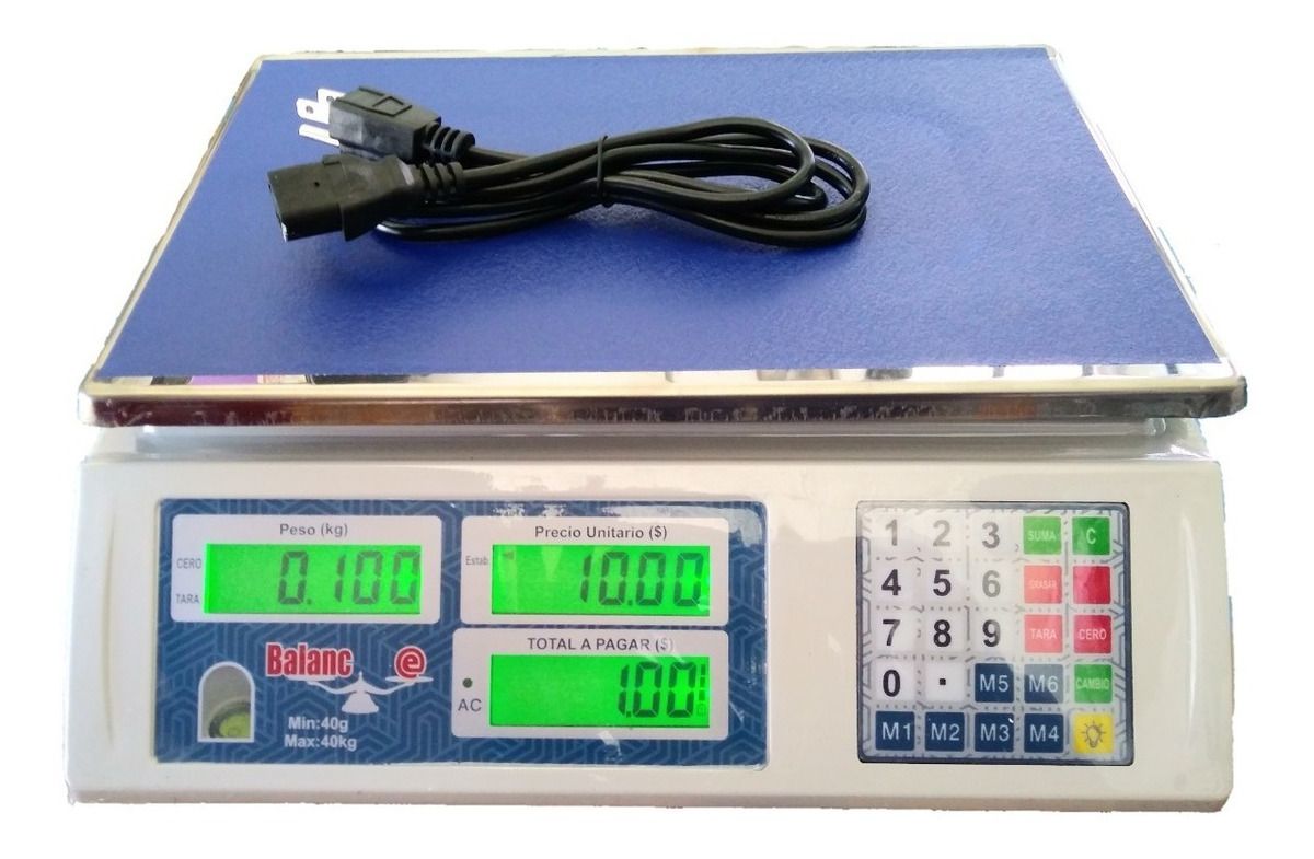 Bascula Electrónica Balance 40 Kilos