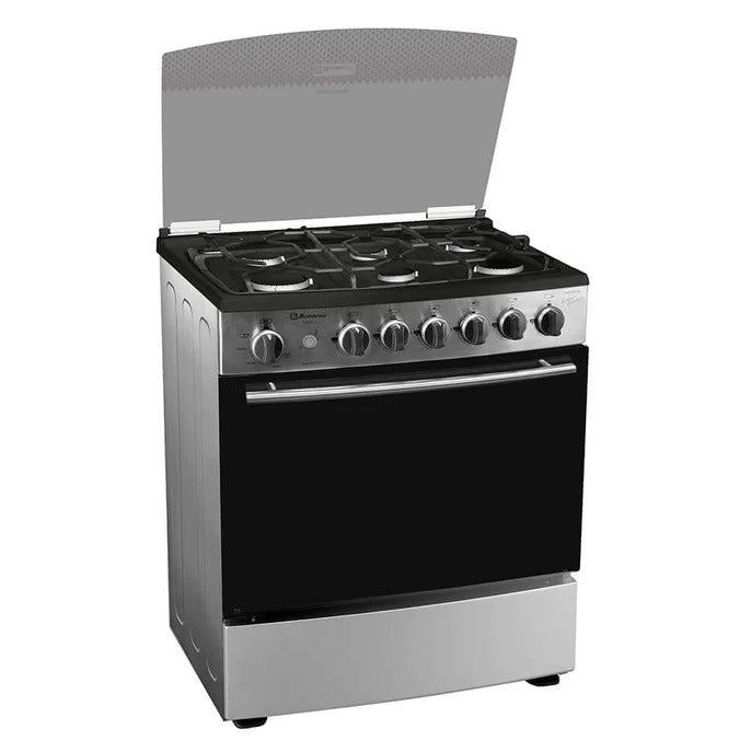 ESTUFA KOBLENZ 6 QUEMADORES CAPELO CRISTAL TEMPLADO