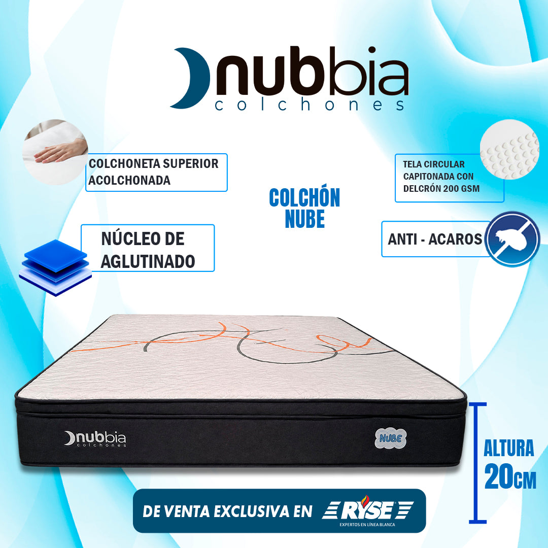 Colchón king size Nubbia