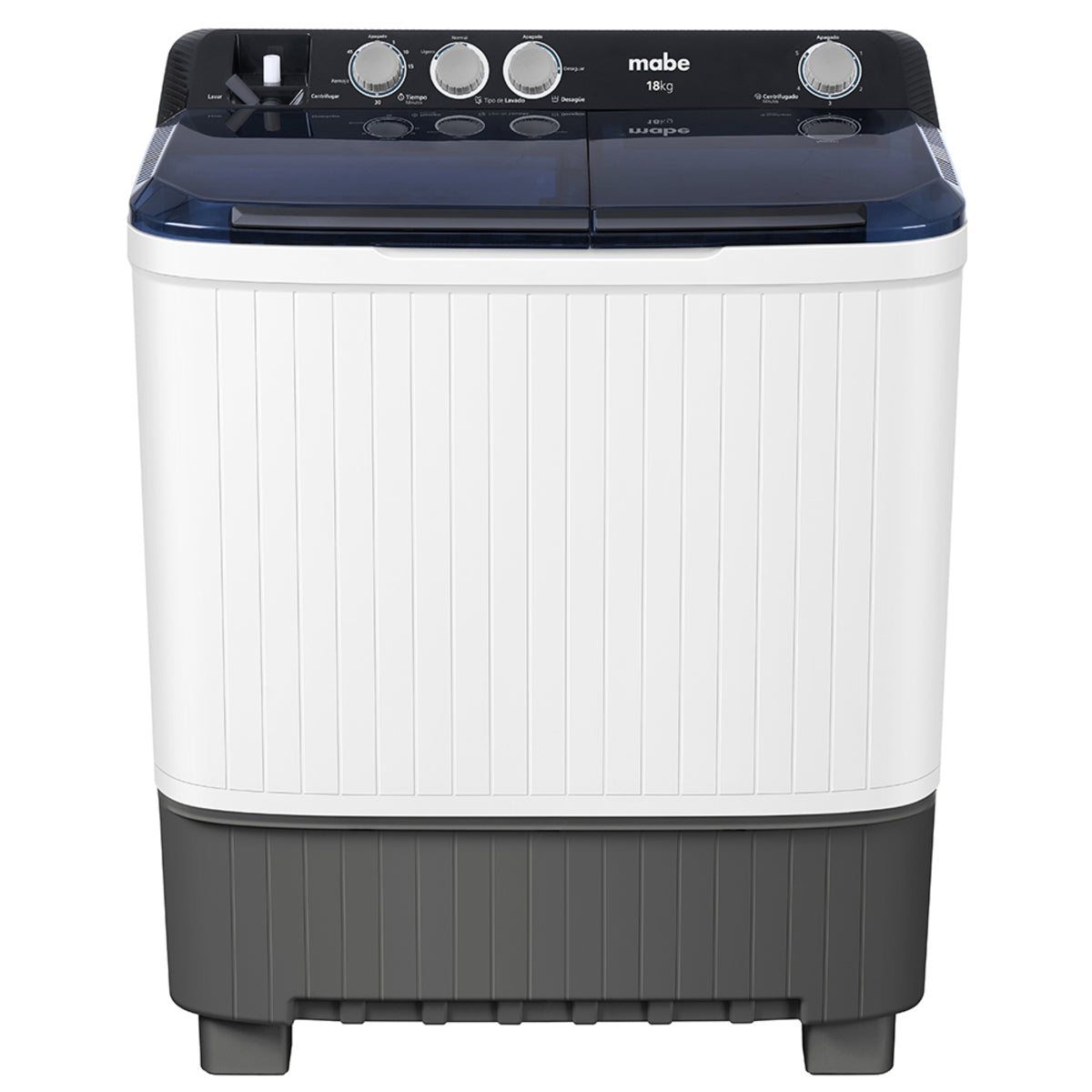 LAVADORA MABE 2 TINAS, 18 KILOS