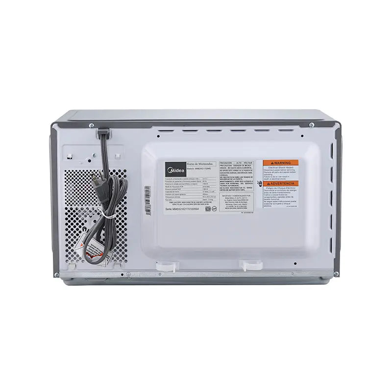 HORNO DE MICROONDAS MIDEA 1.1 PIES CUBICOS 10 NIVELES DE POTENCIA 6 PROGRAMAS PANEL LED BLANCO