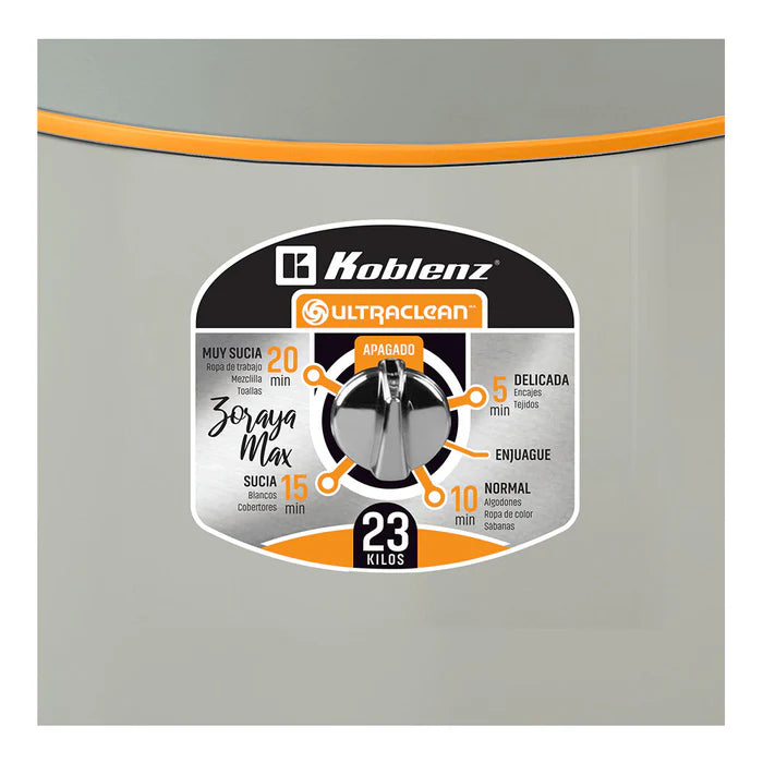 LAVADORA REDONDA KOBLENZ 23 KILOS SORAYA MAX