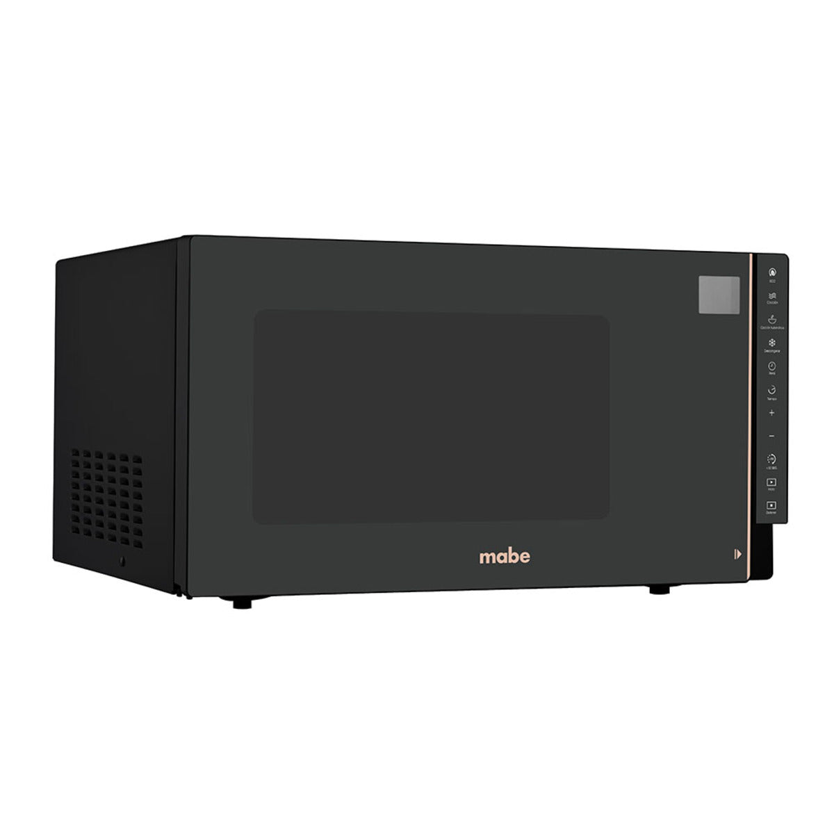 HORNO DE MICROONDAS MABE 1.1 PIES CUBICOS 10 NIVELES DE POTENCIA FUNCION DE DESCONGELADO ACABADO ESPEJO ROSE GOLD