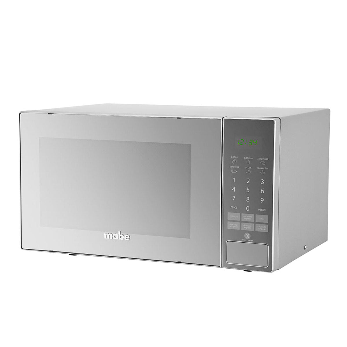 HORNO DE MICROONDAS MABE 1.1 PIES, ACABADO ESPEJO, 10 NIVELES DE POTENCIA.