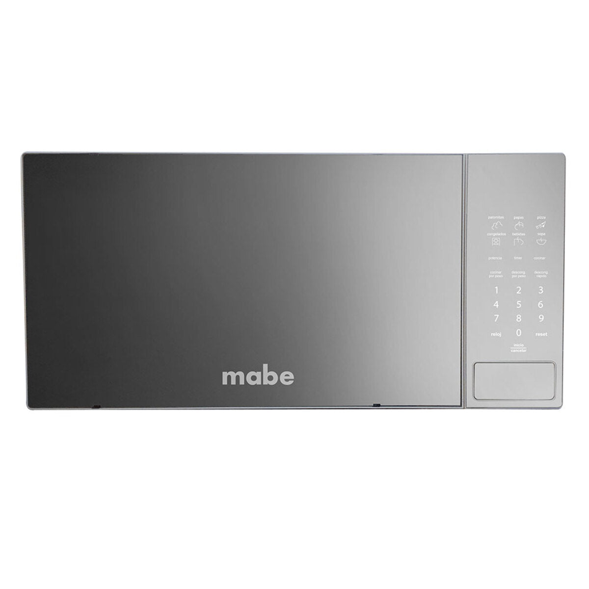 HORNO DE MICROONDAS MABE 1.1 PIES, ACABADO ESPEJO, 10 NIVELES DE POTENCIA.