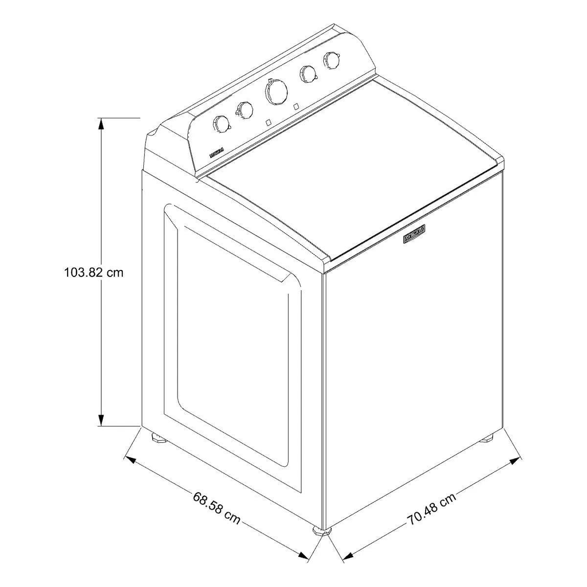LAVADORA AUTOMATICA MAYTAG 24 KILOS HE