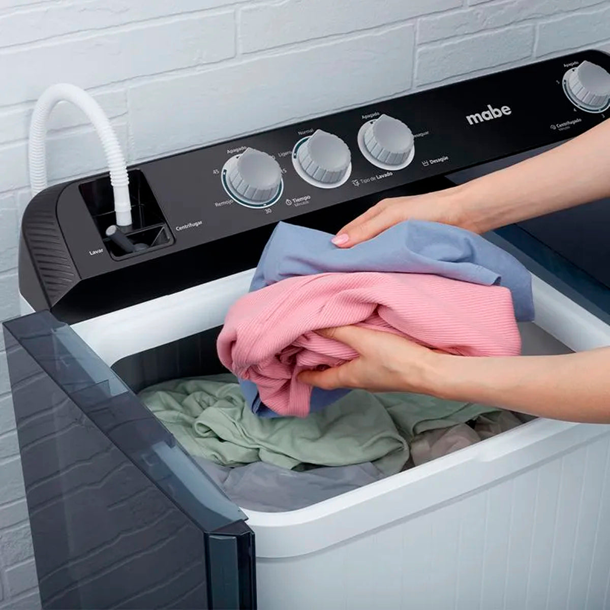 LAVADORA MABE 2 TINAS SEMIAUTOMATICA 22 KILOS