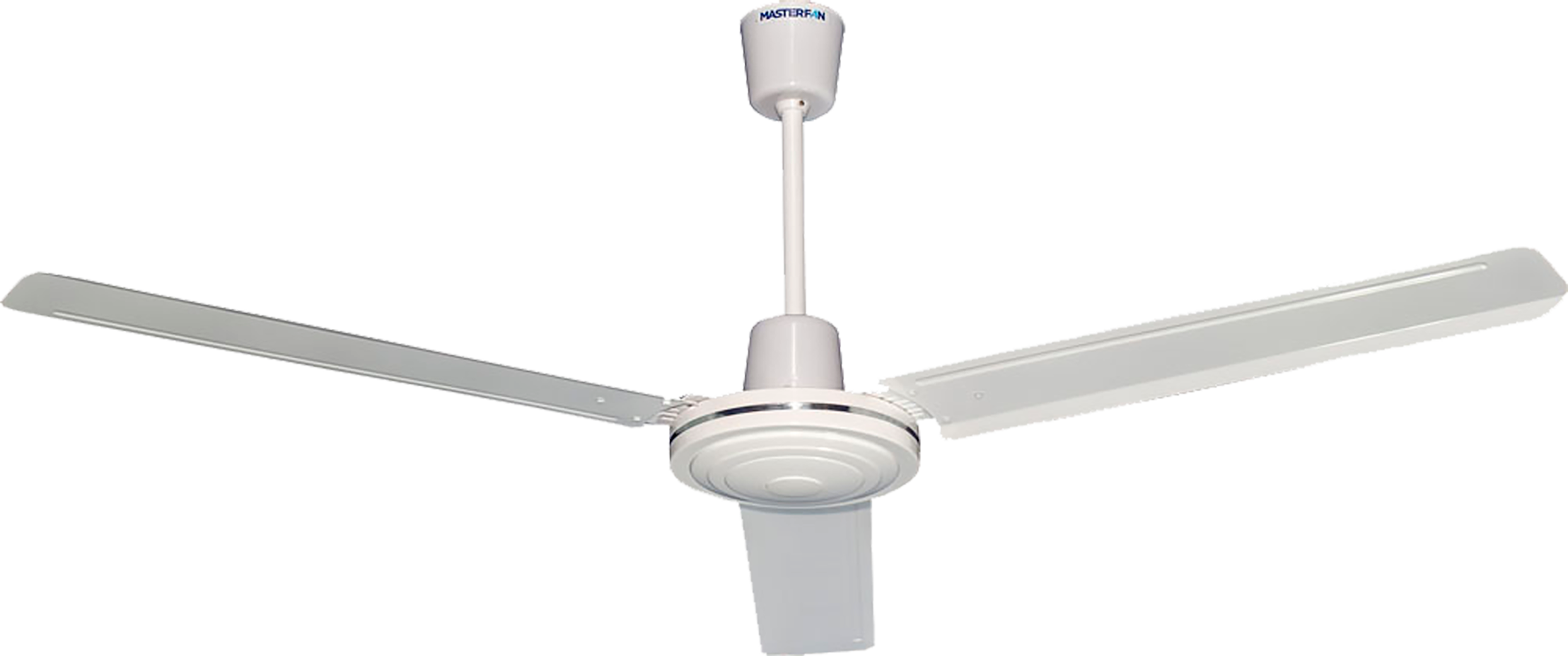 VENTILADOR DE TECHO INDUSTRIAL 56 PULGADAS, CONTROL DE PARED, BLANCO.