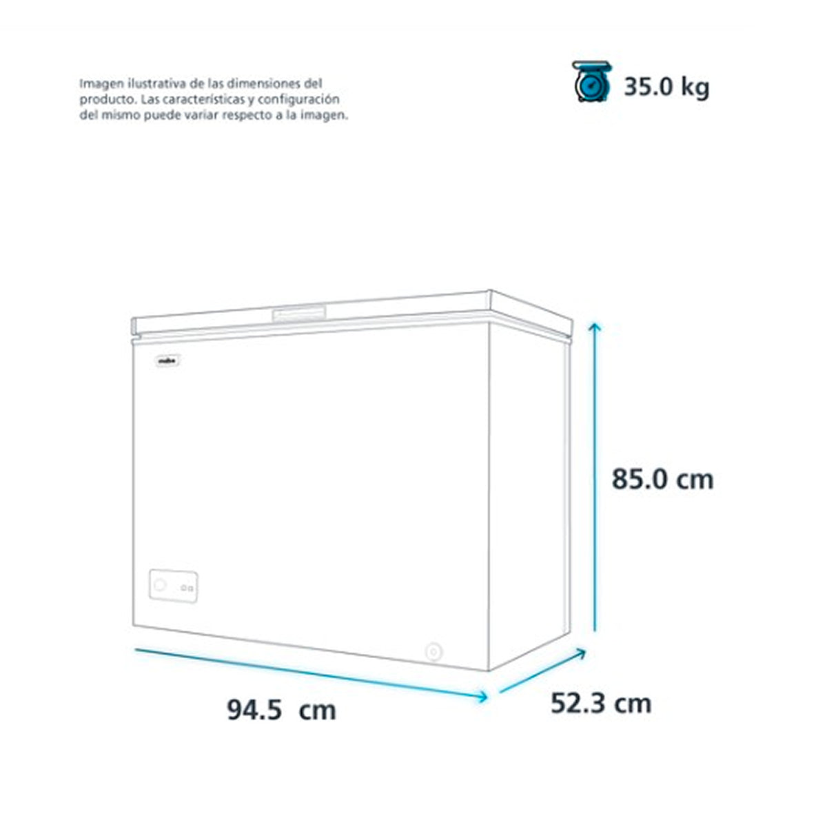 CONGELADOR MABE 7 PIES