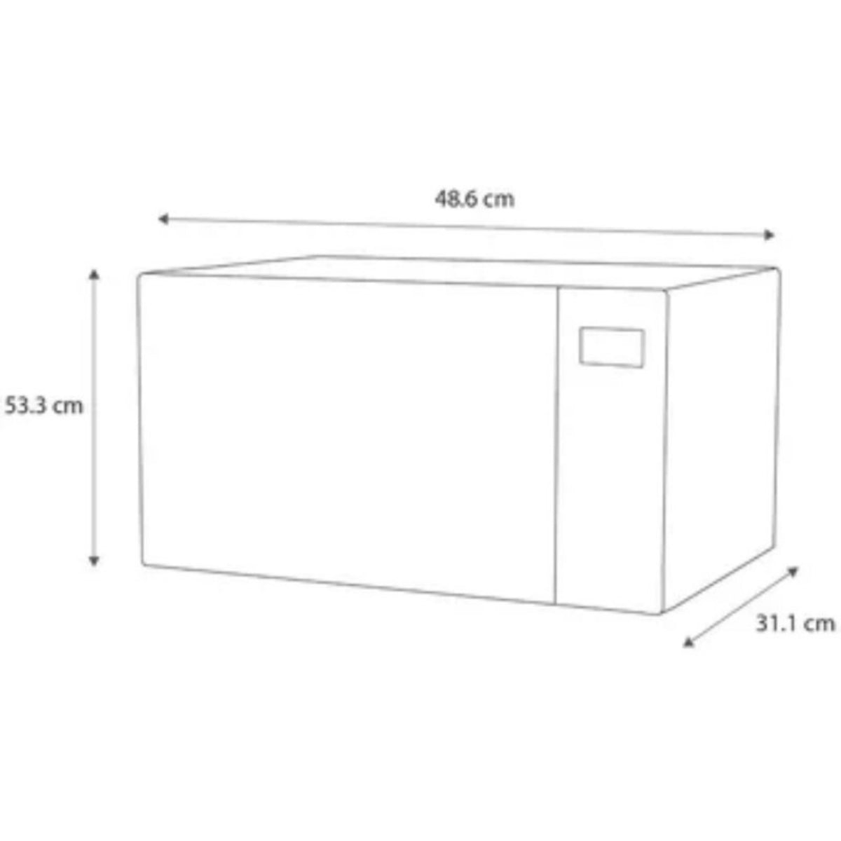 HORNO DE MICROONDAS GE 1.6 PIES CUBICOS ACERO INOXIDABLE NEGRO