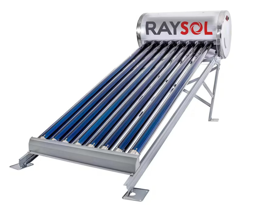 CALENTADOR SOLAR RYSE 8 TUBOS 95 LITROS