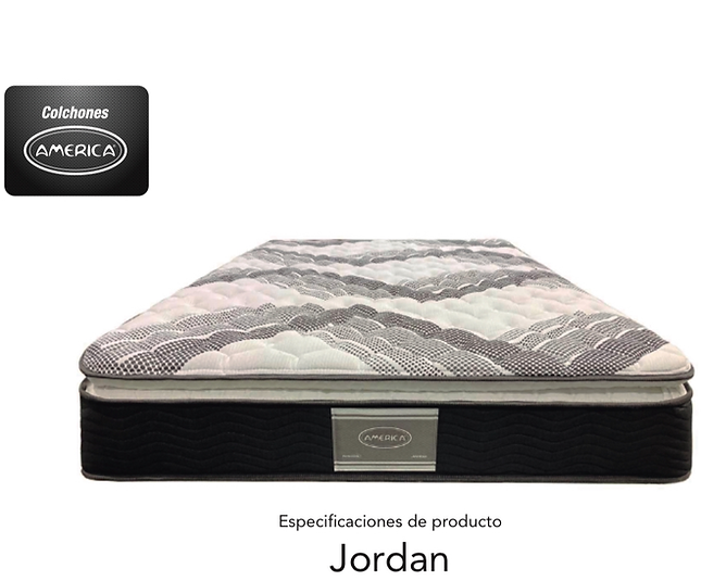 COLCHON AMERICA INDIVIDUAL MODELO JORDAN