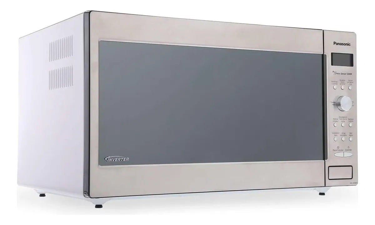HORNO DE MICROONDAS PANASONIC 2.2 INVERTER MENU EN PANTALLA LUZ LED