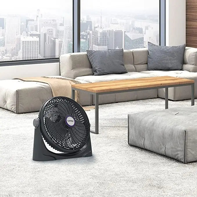 Ventilador de piso/pared Vortex 20 pulgadas negro