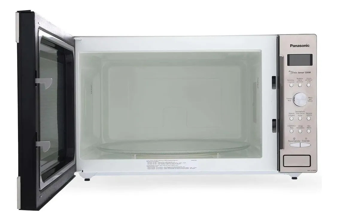 HORNO DE MICROONDAS PANASONIC 2.2 INVERTER MENU EN PANTALLA LUZ LED
