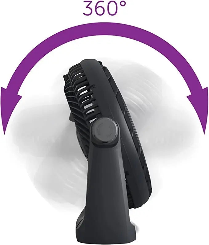 Ventilador de piso/pared Vortex 20 pulgadas negro