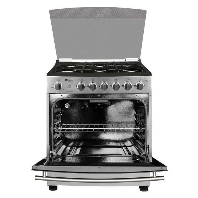 ESTUFA KOBLENZ 6 QUEMADORES CAPELO CRISTAL TEMPLADO