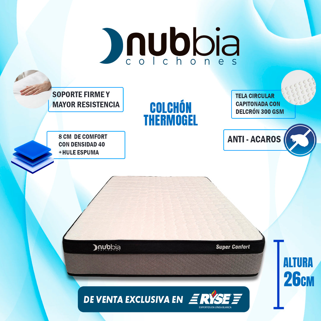 Colchón matrimonial Nubbia