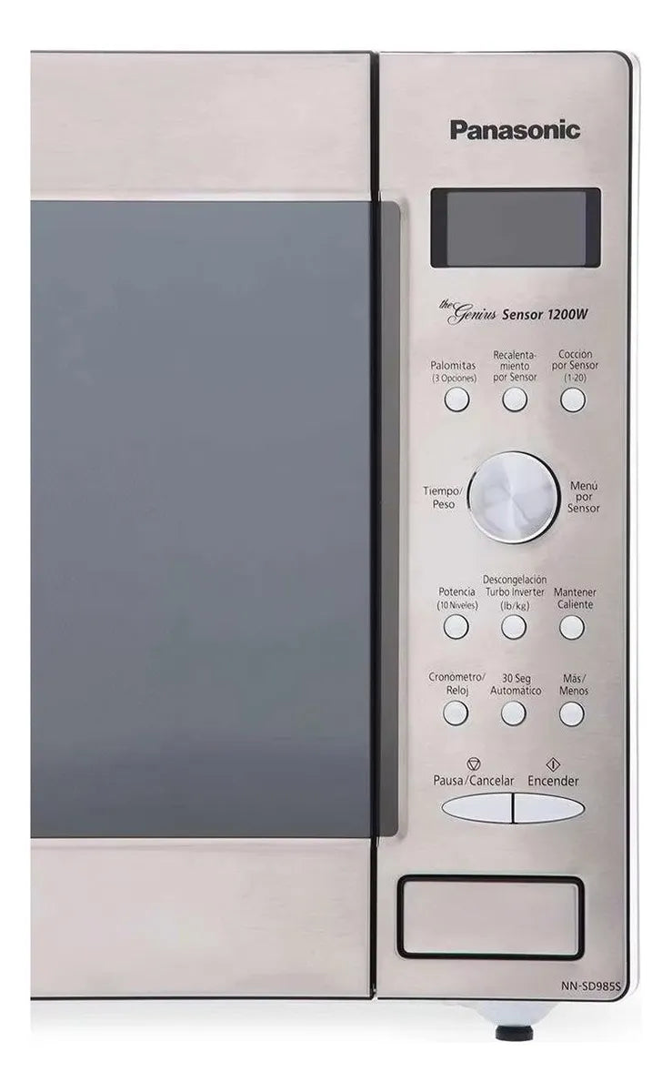 HORNO DE MICROONDAS PANASONIC 2.2 INVERTER MENU EN PANTALLA LUZ LED
