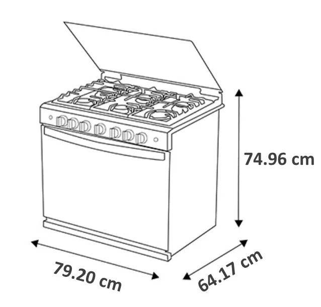 Estufa Empotrable 30 Pulgadas