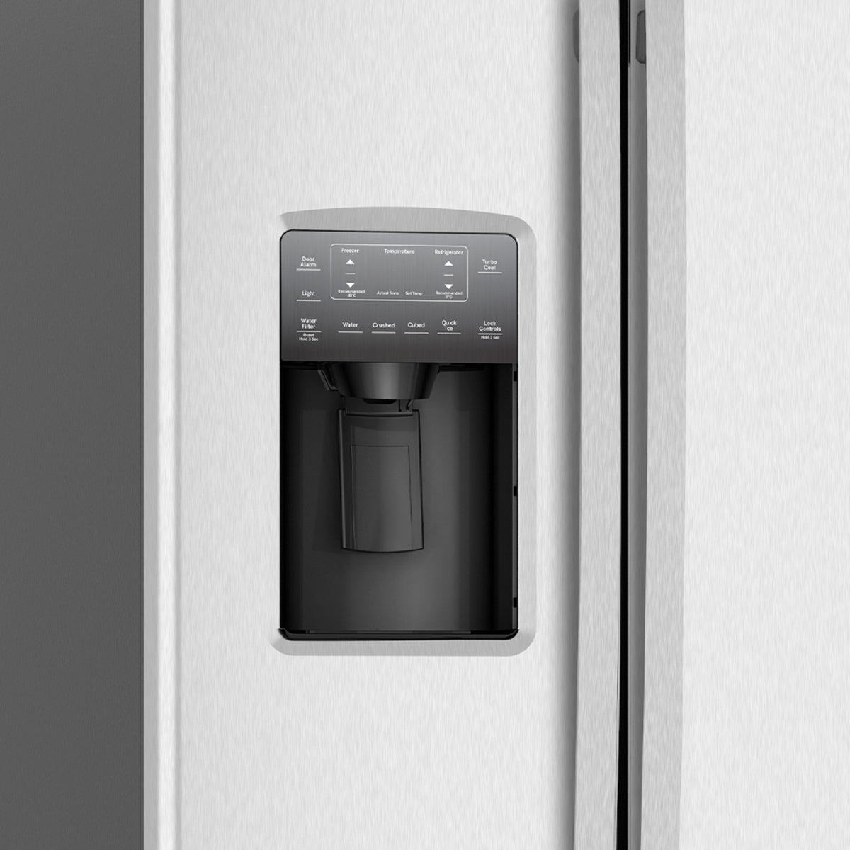 Refrigerador dúplex GE, 755 litros, despachador de agua, fábrica de hielos