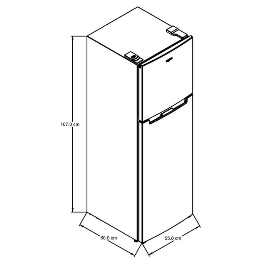 REFRIGERADOR AUTOMATICO WHIRLPOOL INVERTER 9 PIES CUBICOS