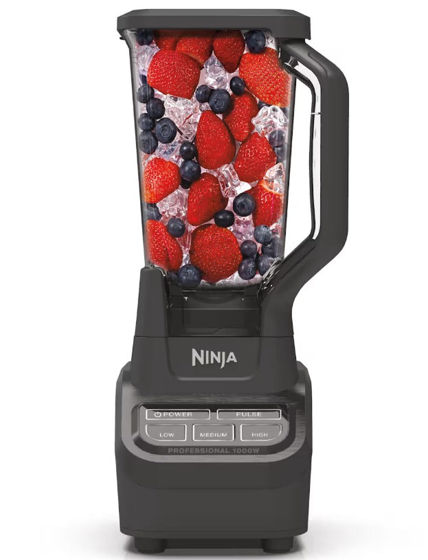 LICUADORA NINJA PROFESIONAL 1000 WATTS 3 VELOCIDADES PREESTABLECIDAS CUCHILLAS TOTAL CRUSHING