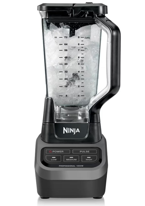LICUADORA NINJA PROFESIONAL 1000 WATTS  CUCHILLAS TATAL CRUSHING VASO
