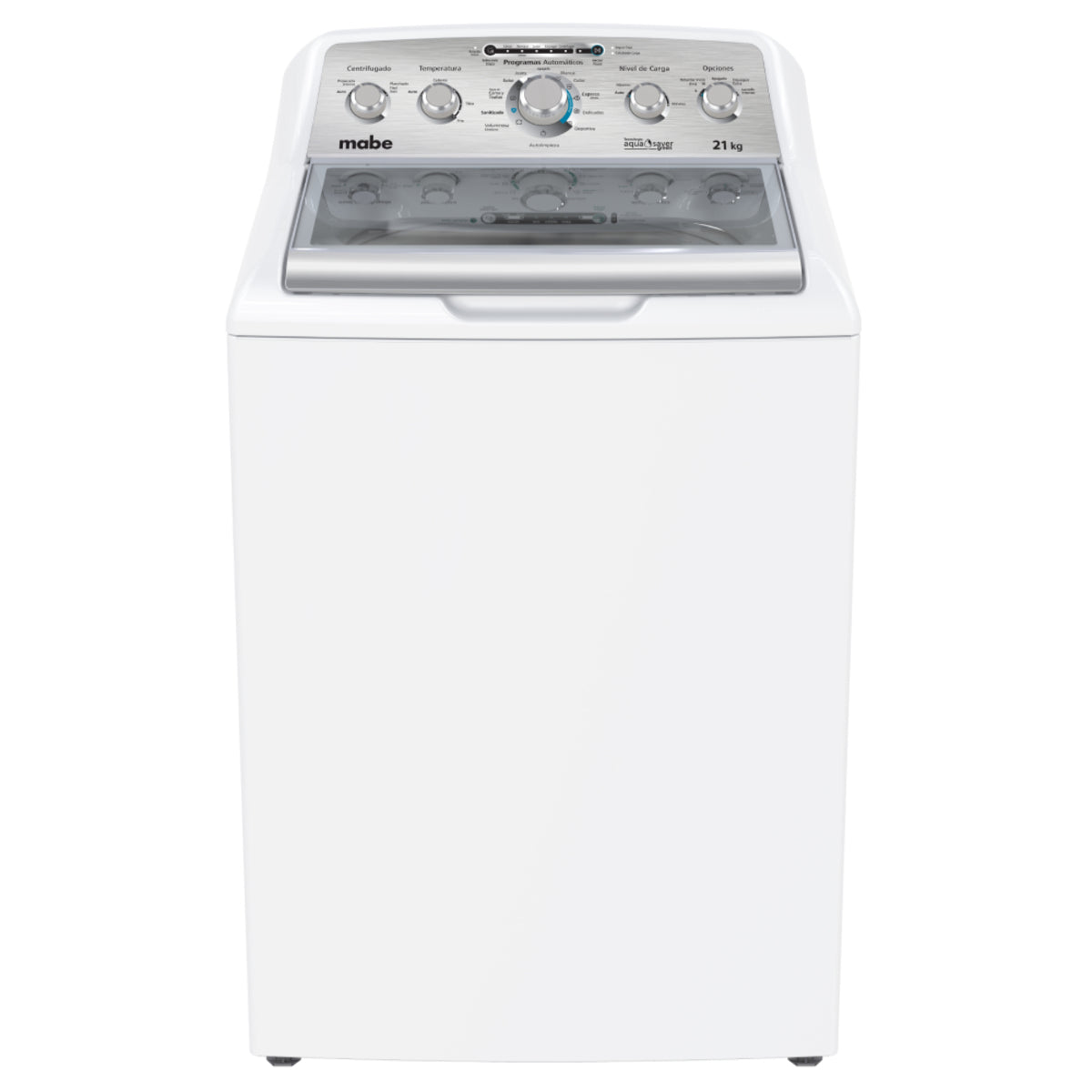 LAVADORA AUTOMATICA MABE AQUA SAVER GREEN 21 KILOS 11 CICLOS AUTOMATI